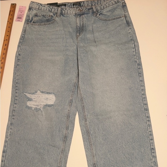 wild fable Denim - NWT Women's Wild Fable Mid-Rise 90's Relaxed Fit 16short/29" Inseam Baggy (G1)